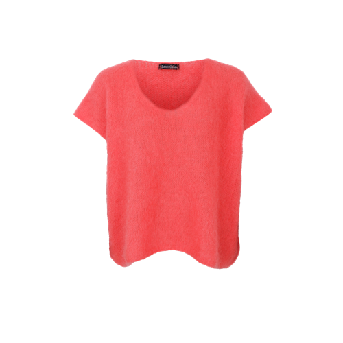 BC Bjoerk Knittet V-Neck Vest Coral
